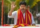 প্রথম নির্বাচনী লড়াইয়েই চমক, বুথফেরত জরিপে থালাপতি বিজয়ের দলে ৯৮-১২০ আসনের আভাস