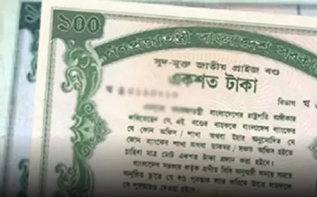 আজ প্রাইজবন্ডের ড্র, প্রথম পুরস্কার ৬ লাখ টাকা