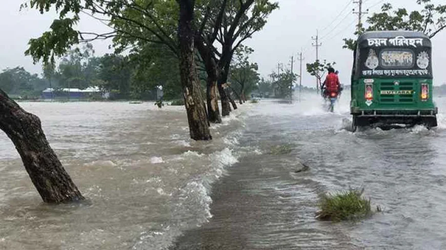 ৪ নদীর পানি বিপৎসীমার ওপরে, ৫ জেলায় বন্যার শঙ্কা