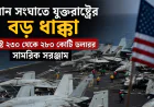 ইরান সংঘাতে যুক্তরাষ্ট্রের বড় ধাক্কা, নষ্ট ২৩০ থেকে ২৮০ কোটি ডলারের সামরিক সরঞ্জাম