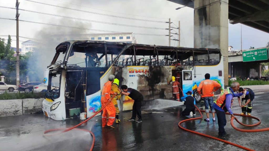 A tragic school bus fire in Thailand leaves 22 children and 3 teachers dead. Survivors share chilling details as authorities search for the missing driver. Here's what happened.