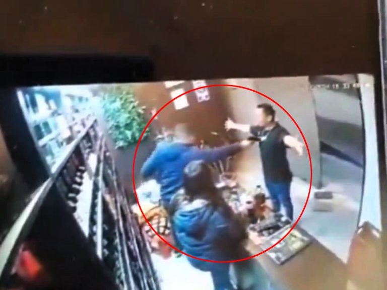 A Peruvian police officer fatally shot a bar-goer at point-blank range, sparking outrage as the victim’s family demands justice. The shocking moment was captured on video.