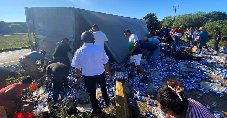 Thirsty locals looted 25 tonnes of beer from an overturned lorry in Mexico, turning a highway crash into chaos. See how the frenzy unfolded and what happened next!