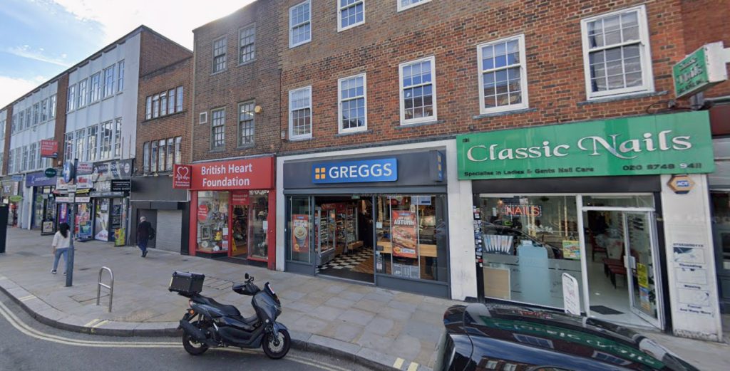 A shoplifter casually stole a sandwich from Greggs in Hammersmith, strolling away undisturbed. Witnesses were stunned by his bold, laid-back escape caught on camera.