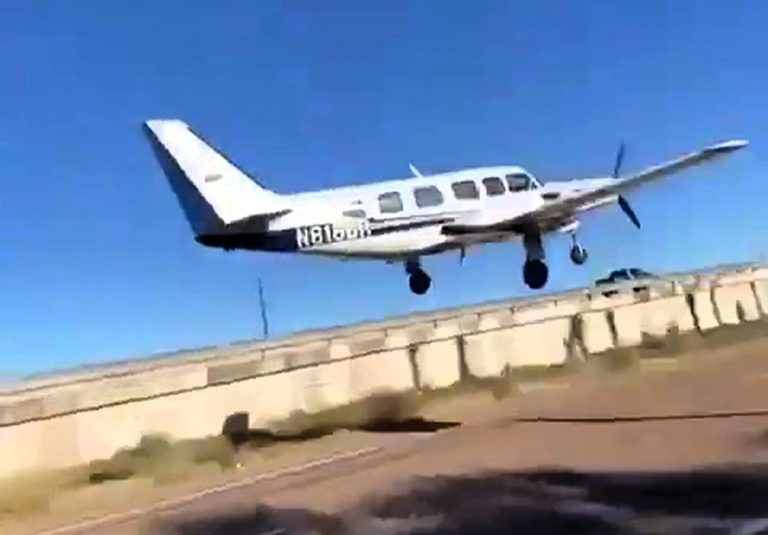 A twin-engine plane crash near a Texas high school left 4 injured after an emergency highway landing. Striking 3 cars, the FAA investigates the dramatic incident.