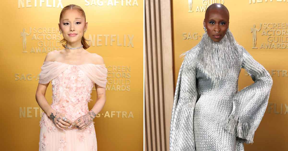 Ariana Grande and Cynthia Erivo Sweep the 2025 SAG Awards in Whimsical Looks