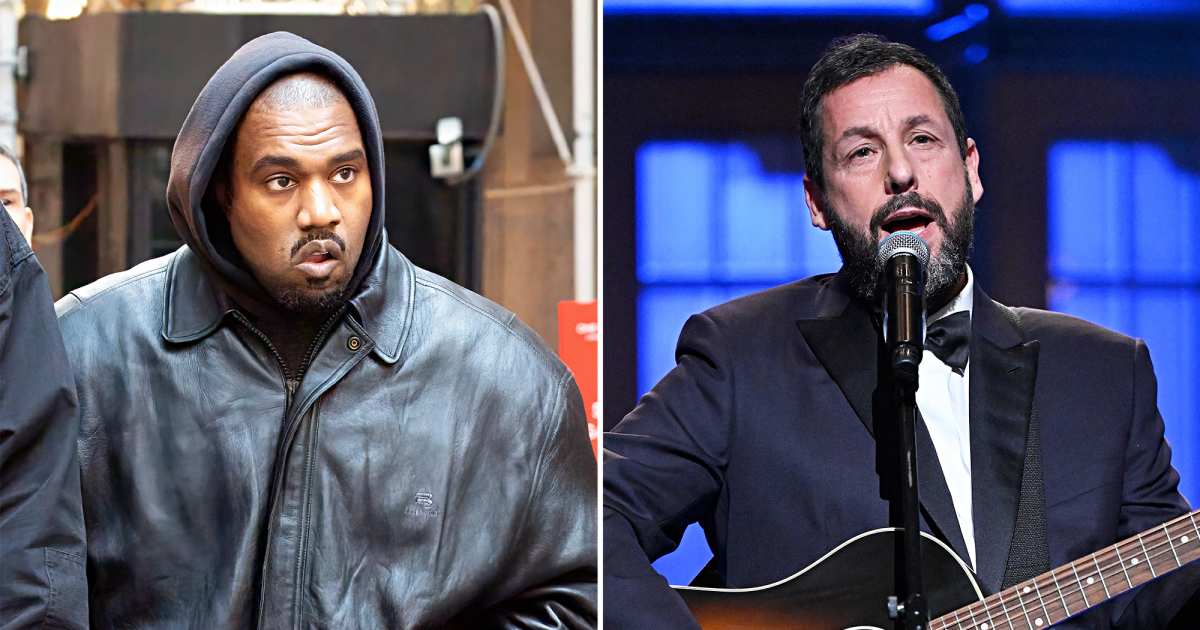 Kanye West Reacts to Adam Sandler Mentioning Him in SNL 50 Song 1