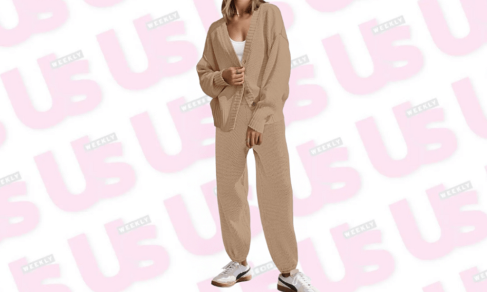 This Cozy Two Piece Knit Lounge Set Rivals Styles That Cost Triple the Price