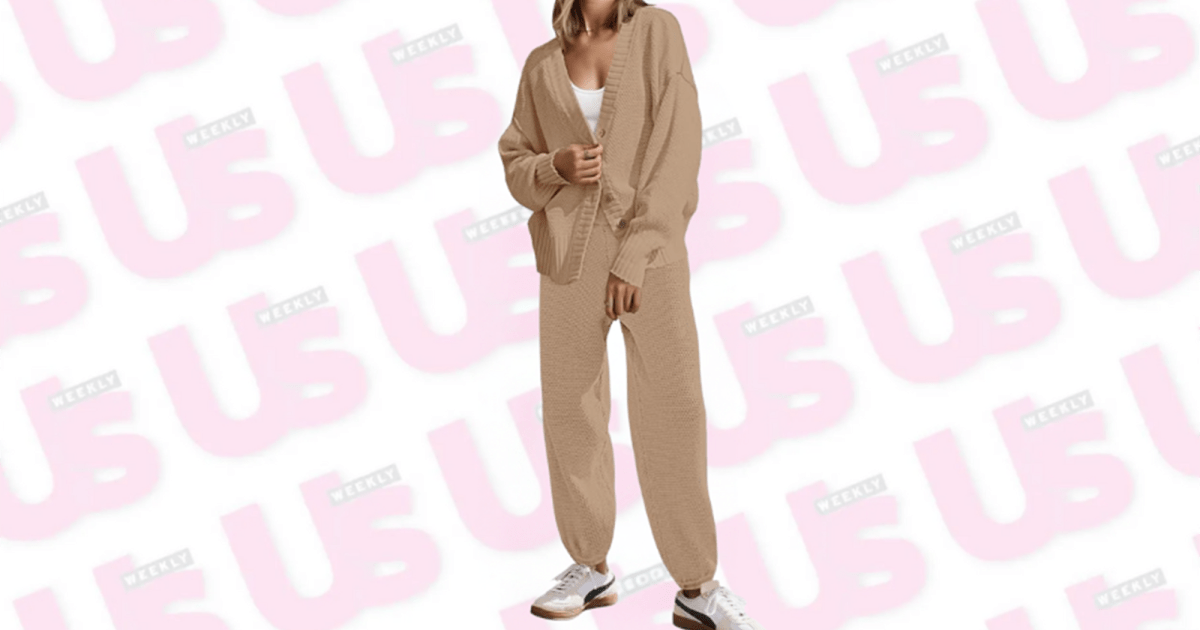 This Cozy Two Piece Knit Lounge Set Rivals Styles That Cost Triple the Price