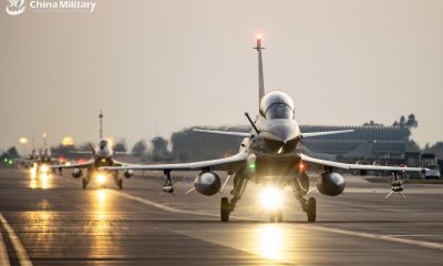 chinese fighter jets conduct training