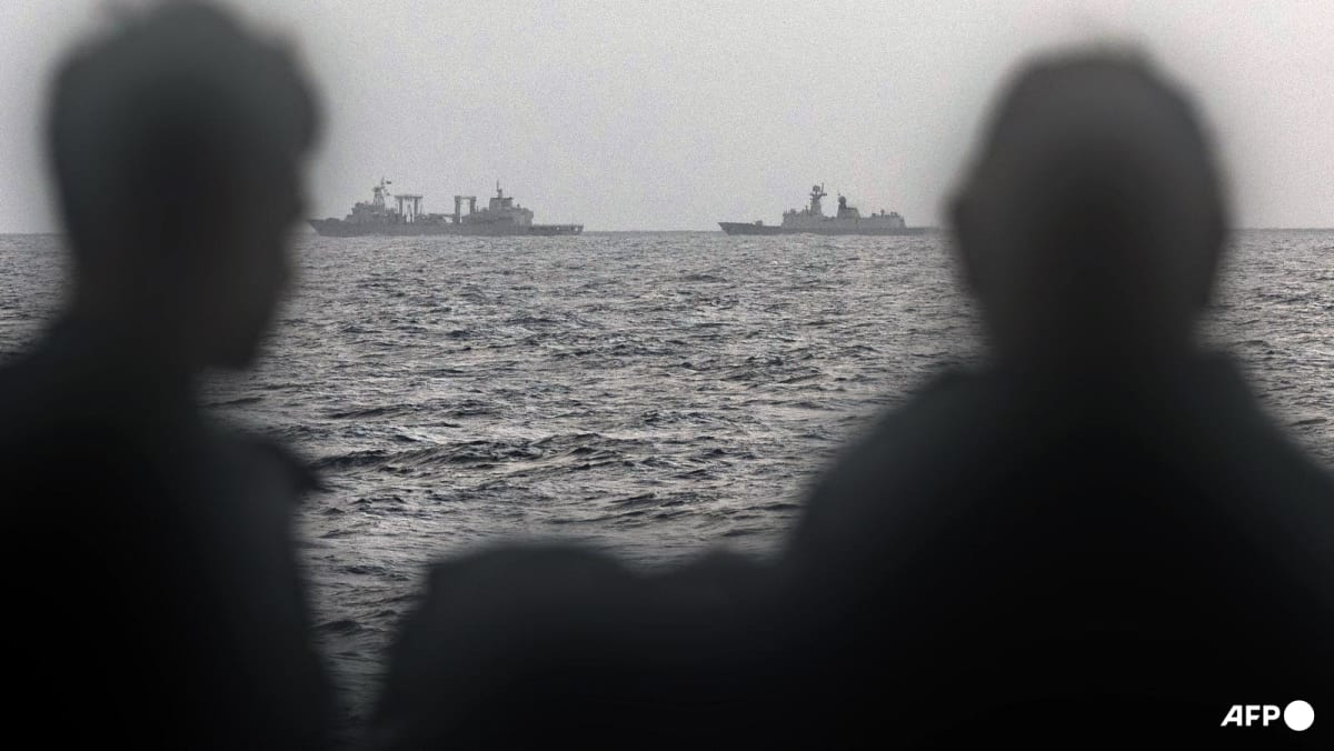 chinese ships in tasman sea