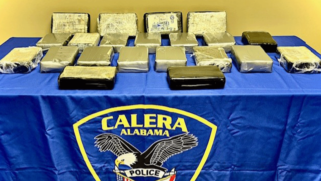 cocaine drug bust calera