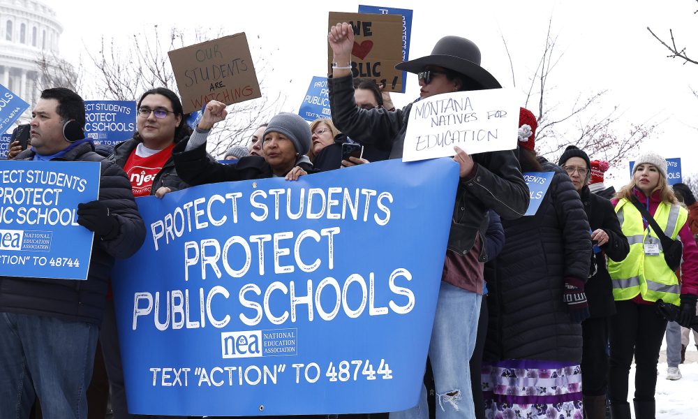 department education protest