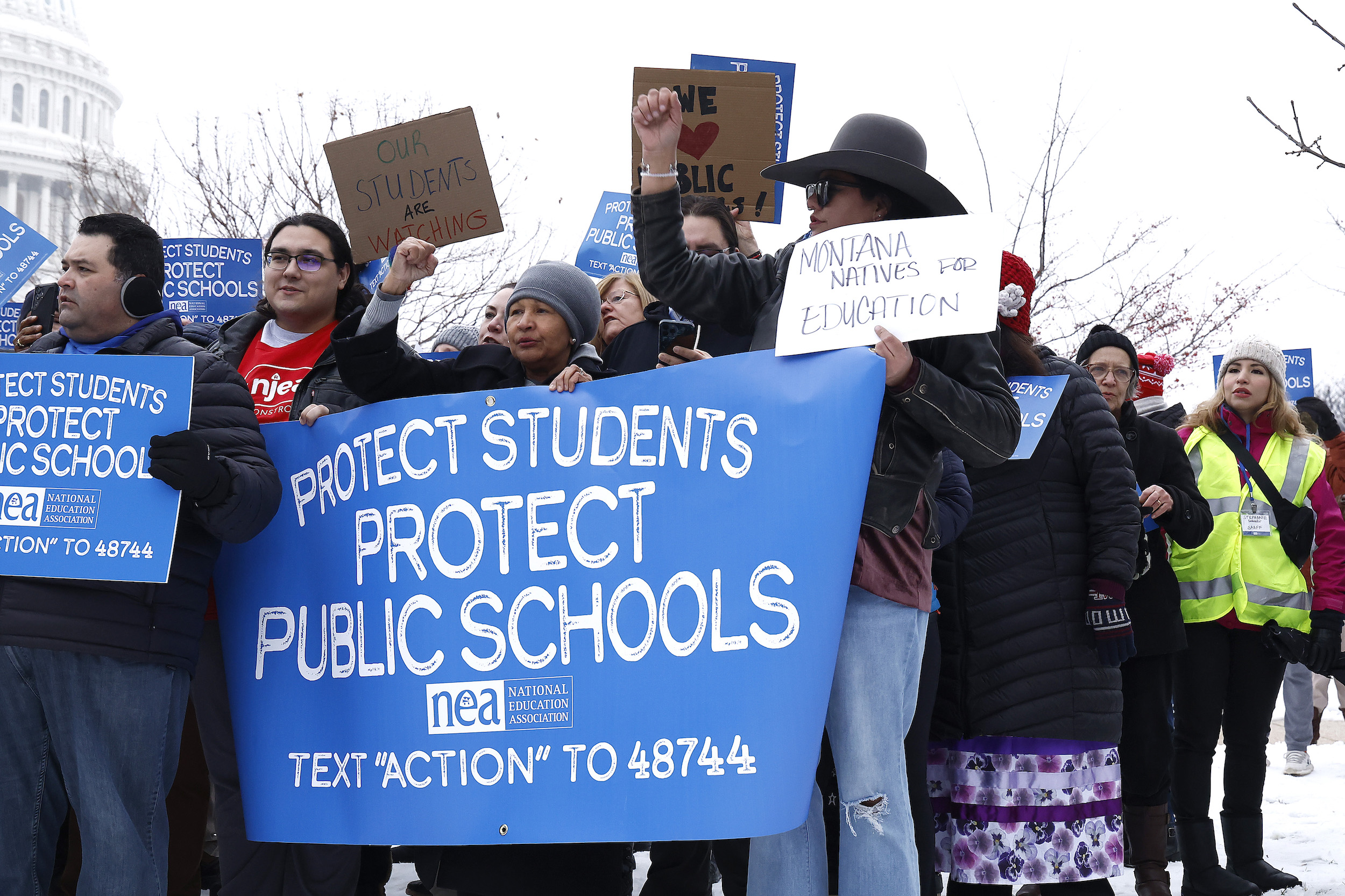 department education protest