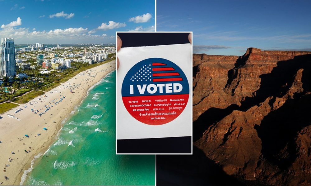 grand canyon miami voted sticker