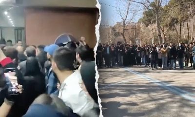 iran student protesters split