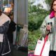 katie holmes aviator winter coats