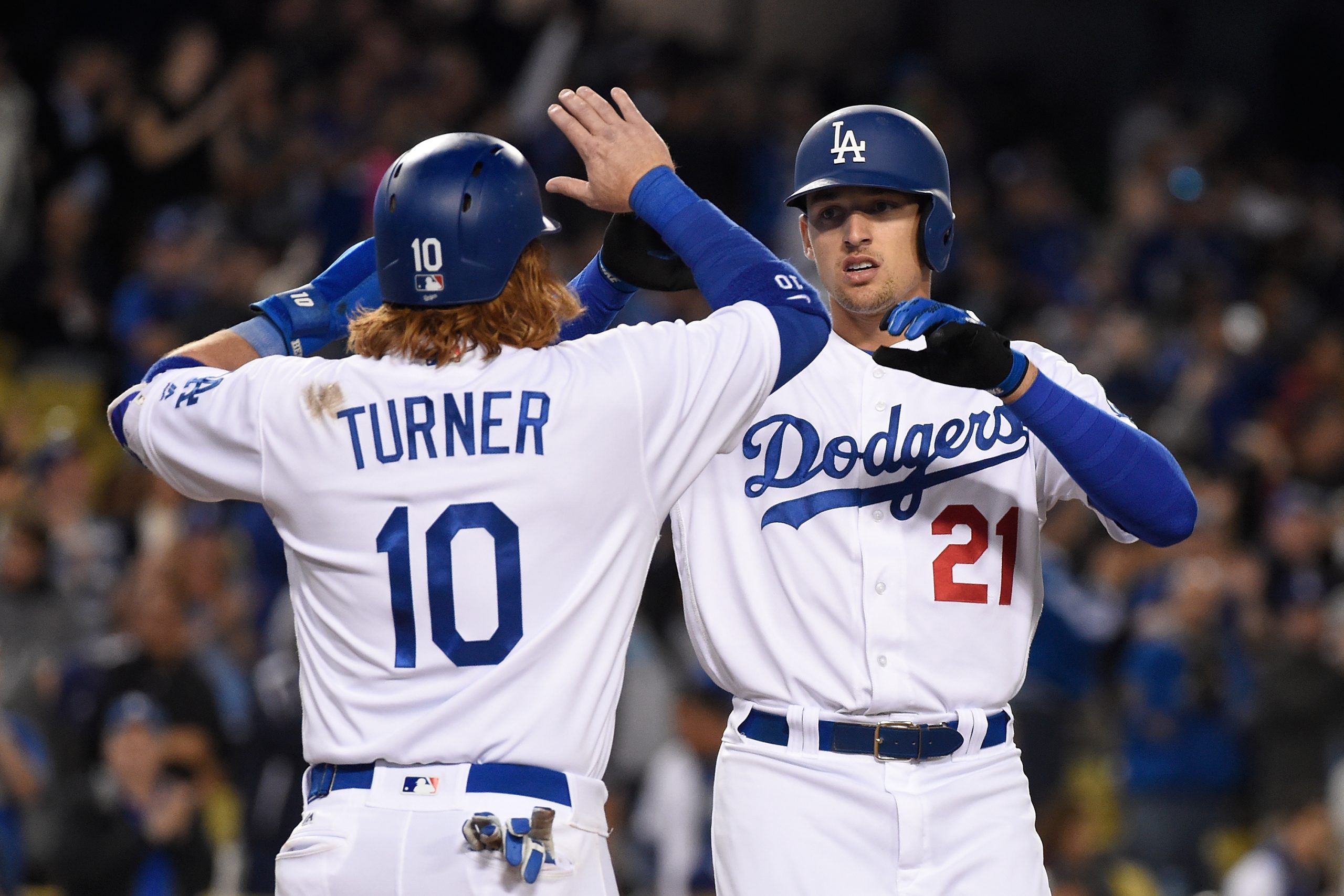 los angeles dodgers trayce thompson justin turner scaled