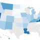 medicaid enrolment decline map