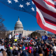 not my presidents day protest flag