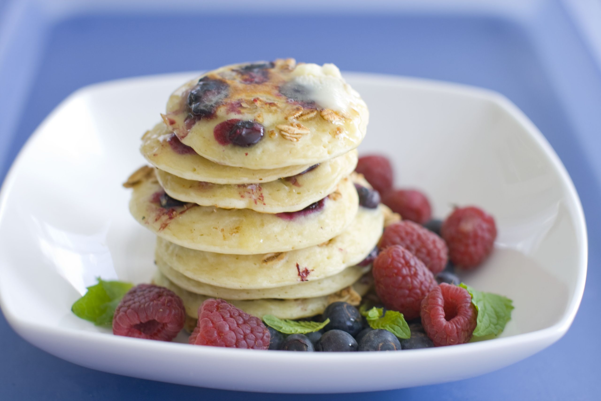 plate pancakes blueberries scaled