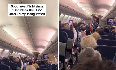 president donald trump inauguration flight