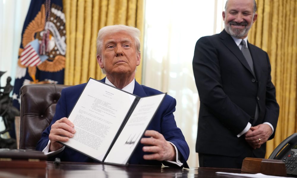 president donald trump signs executive order