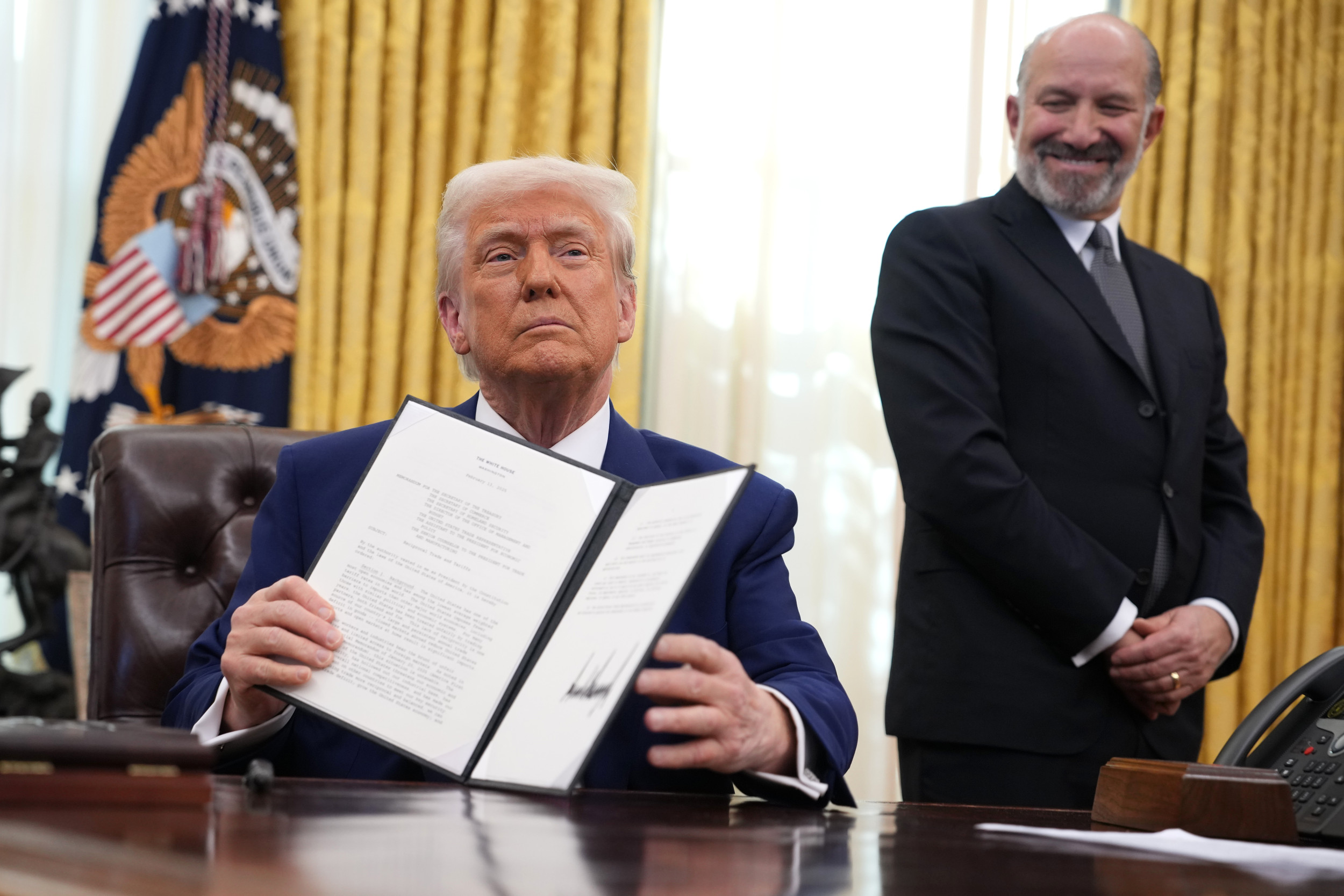 president donald trump signs executive order