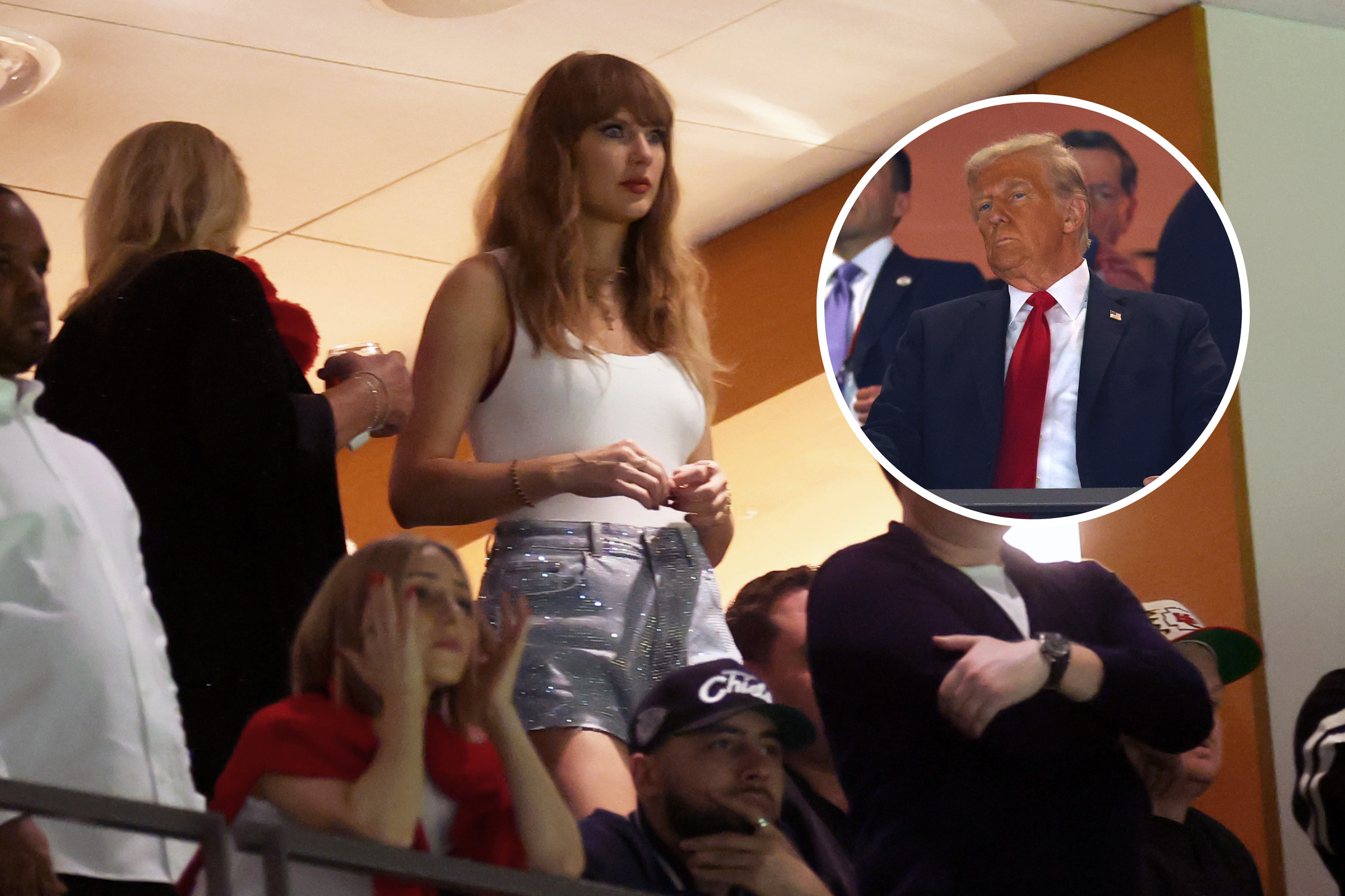 taylor swift donald trump super bowl