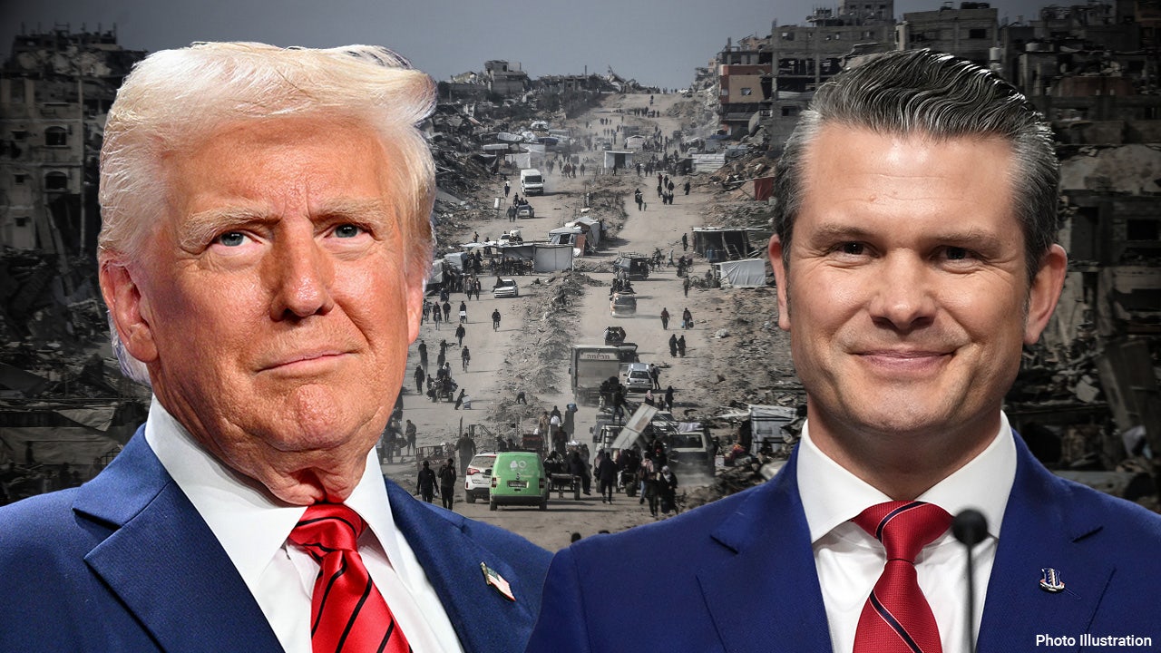 trump hegseth gaza