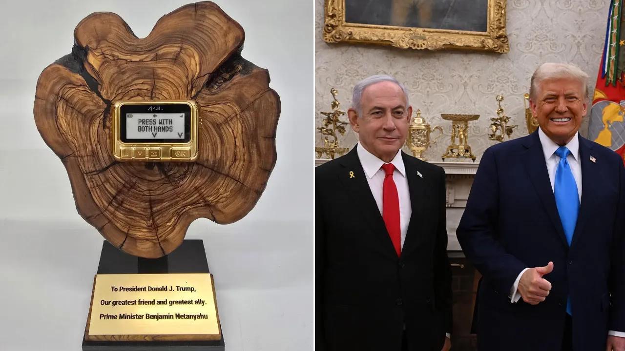 trump netanyahu award split