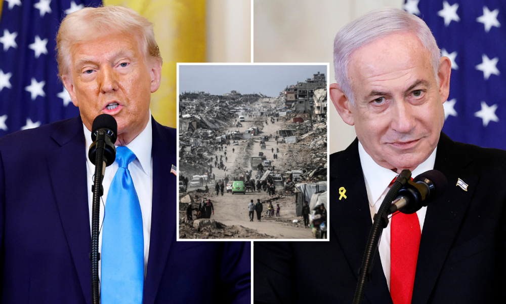 trump netanyahu gaza