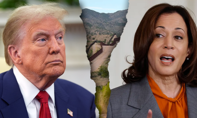 trump kamala border