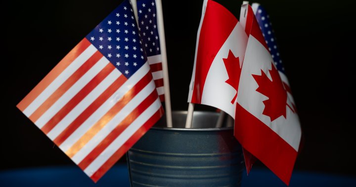 us canada flags