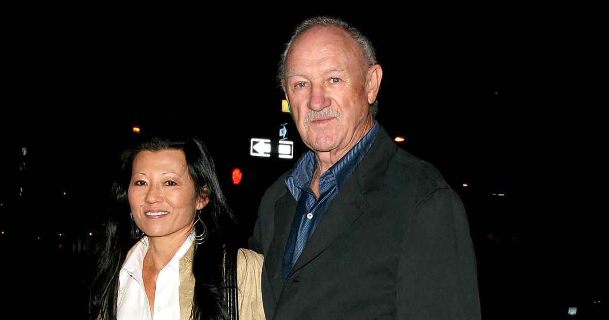 Betsy Arakawa and Gene Hackman