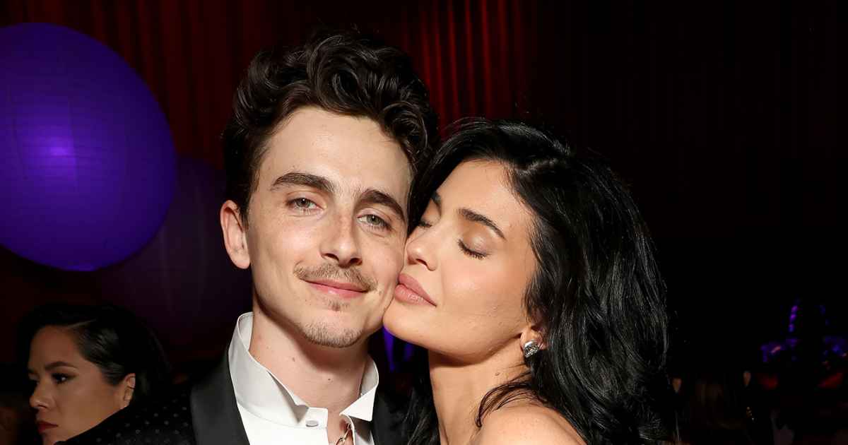 Kylie Jenner Cozies Up to Timothee Chalamet Inside Vanity Fair Party 2025