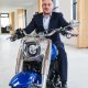 Olly Glover MP on a Harley Davidson 683x1024