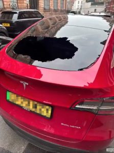 A thief stole a £1,350 Stone Island jacket from a Tesla, then boldly tried to return it to Harrods for cash—only to be caught in the act. Police are investigating.