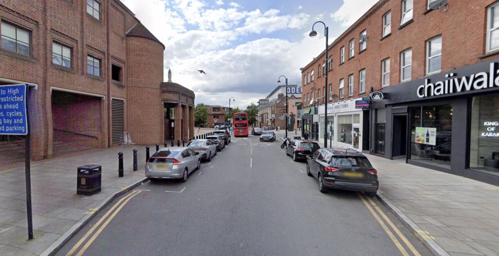 Shocking moment two men brawl on a packed London bus as stunned passengers watch. Caught on camera, the chaotic fight unfolds on the Number 222 in Uxbridge.