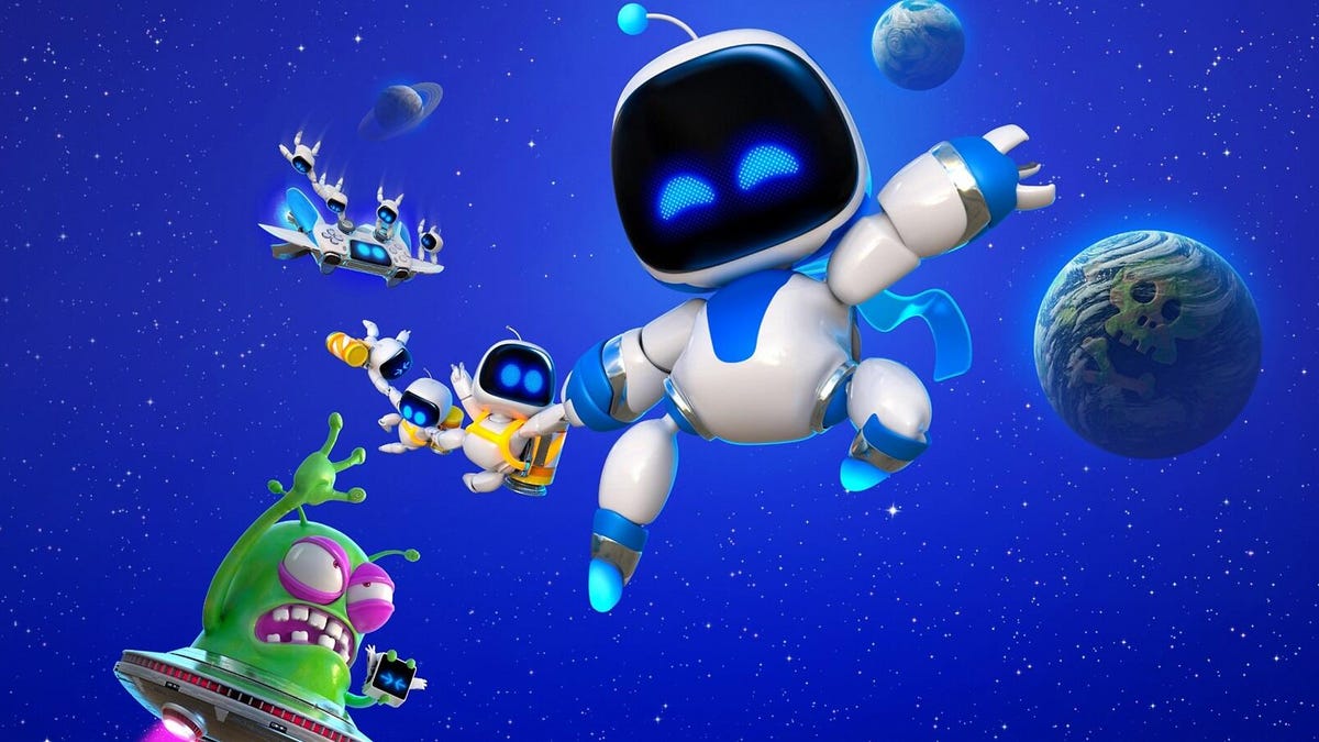 astro bot ps5 spread web