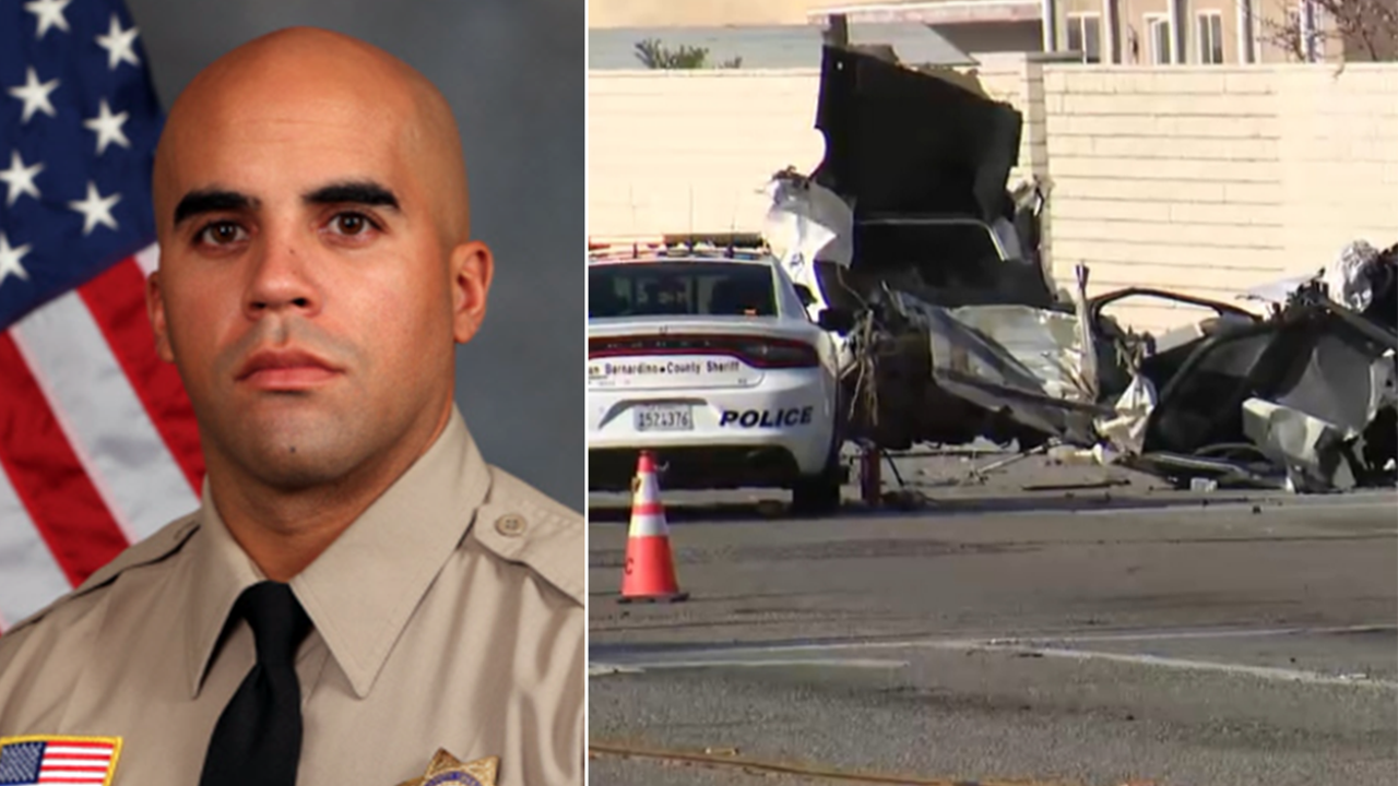 california deputy killed crash