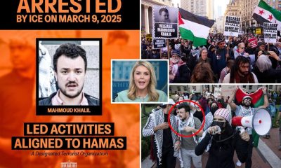 columbia protestor khalil hamas propaganda flyers deportation comp