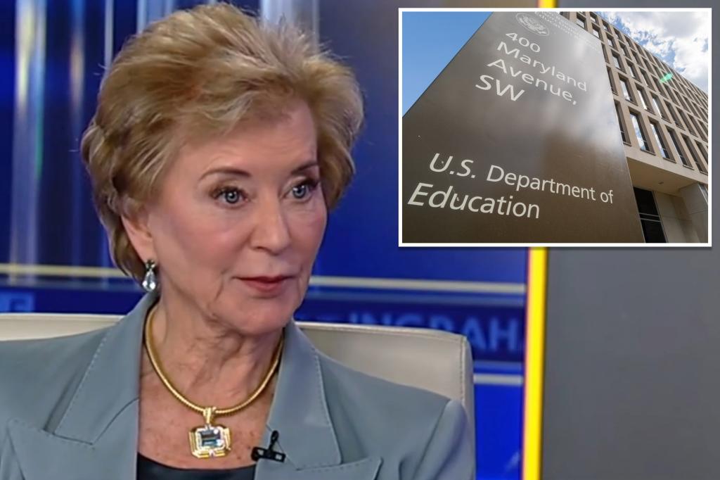 education secretary linda mcmahon says 100307794