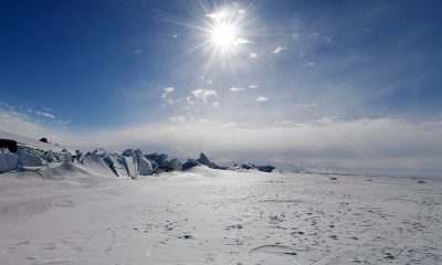 frozen antarctica