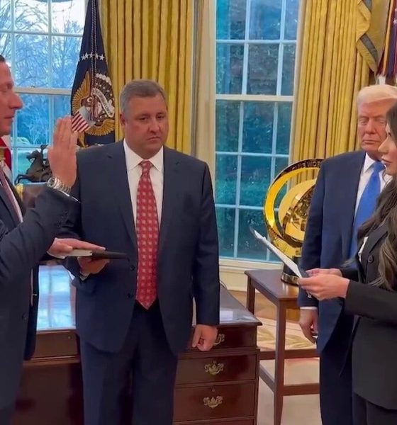 homeland security secretary kristi noem swears in secret service director sean curran 1