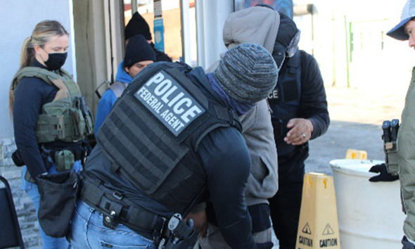 ice agents arrest 7 illegal immigrants in workforce operation raid