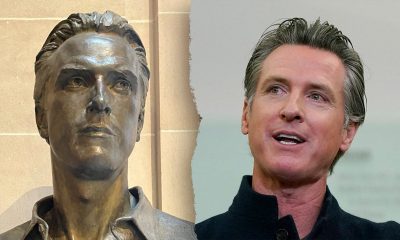 newsom bronze bust