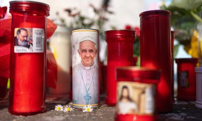 pope francis candles