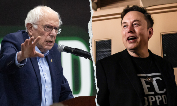 sanders musk getty