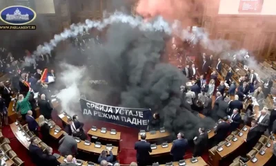 serbia protest